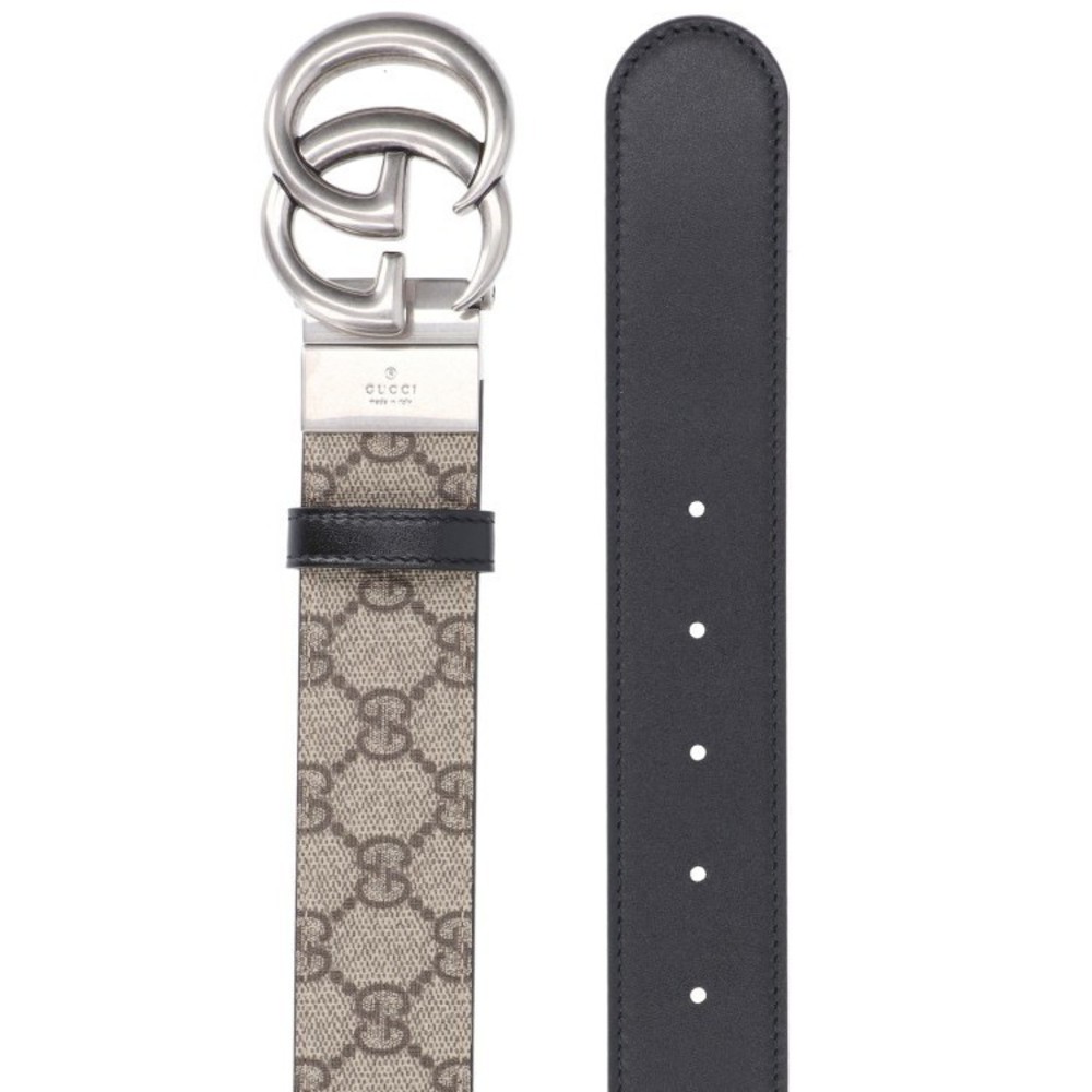 Gucci Reversible Gg Marmont Belt – Beige - NWT - Picture 2 of 3